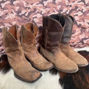 Men’s boot bundle size 9 Ariat Dan Post